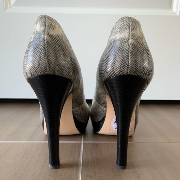 Calvin Klein Snakeskin Heels - Picture 3 of 4